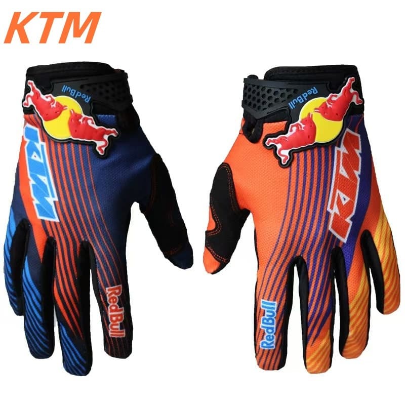 ktm Gravidada fx Laranja Azul motocross BMX MX Luvas Off Road