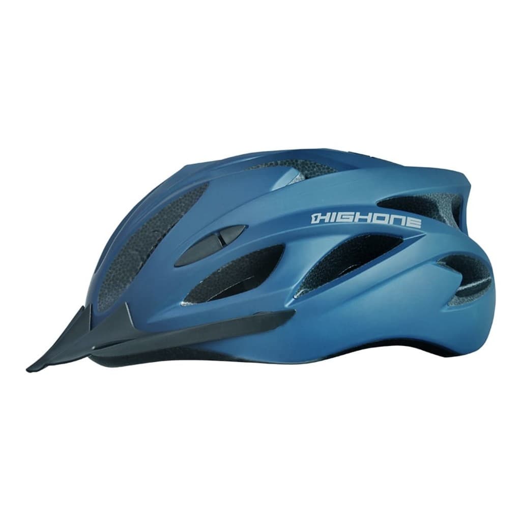 Capacete Bike MTB Win High One Com Pisca Led Regulagem Cor Azul