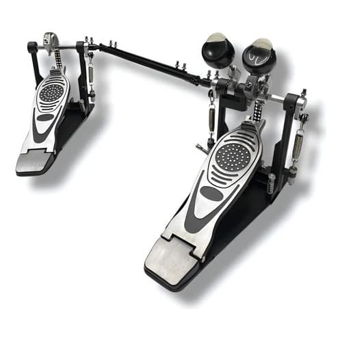 Pedal Bateria Duplo Forza G710 Com Sapata Corrente Dupla
