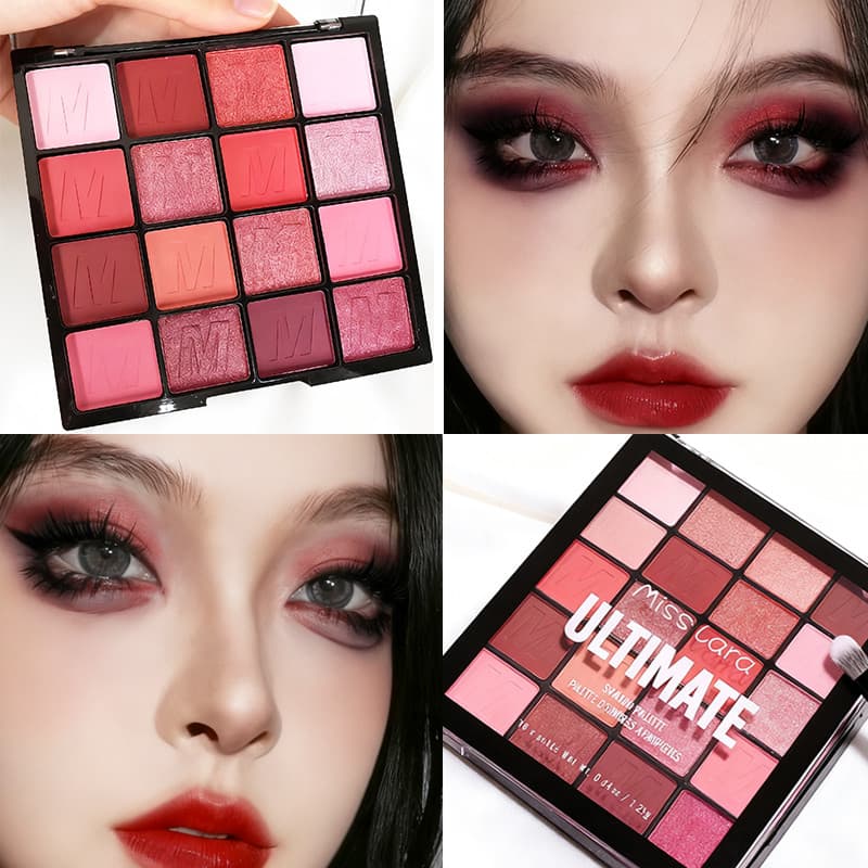 Bêbado Wild Rose 2025 Novo Estilo Paleta de Sombras Série Vermelha Maquiagem para os Olhos Paleta de Blush Maquiagem Art