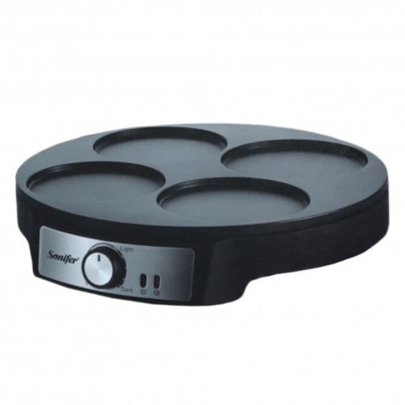 Panqueira Elétrica 4 Cavidades frita ovo hambúrguer 1200W / 30cm /Antiaderente  voltagem 220V alta qualidade