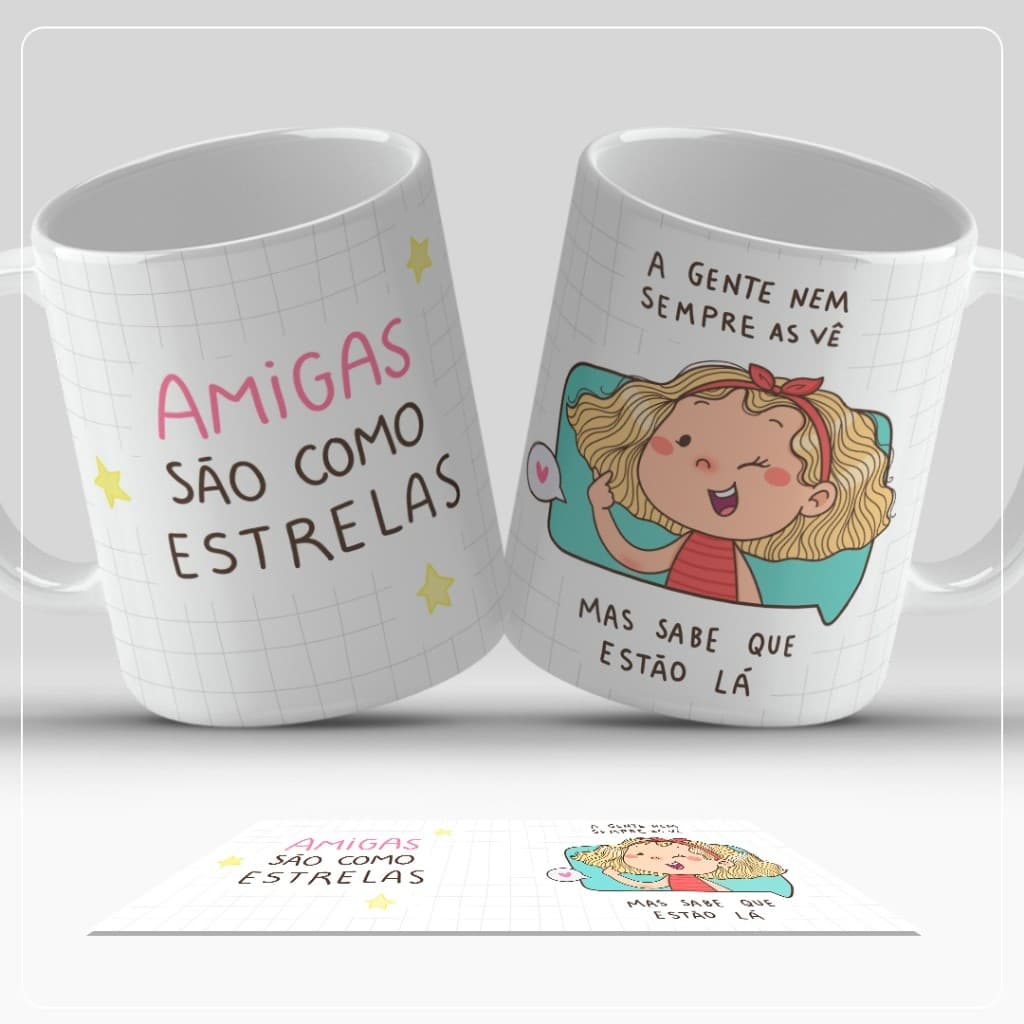 Caneca Personalizada com Foto ou Frase – Ideal para Presente