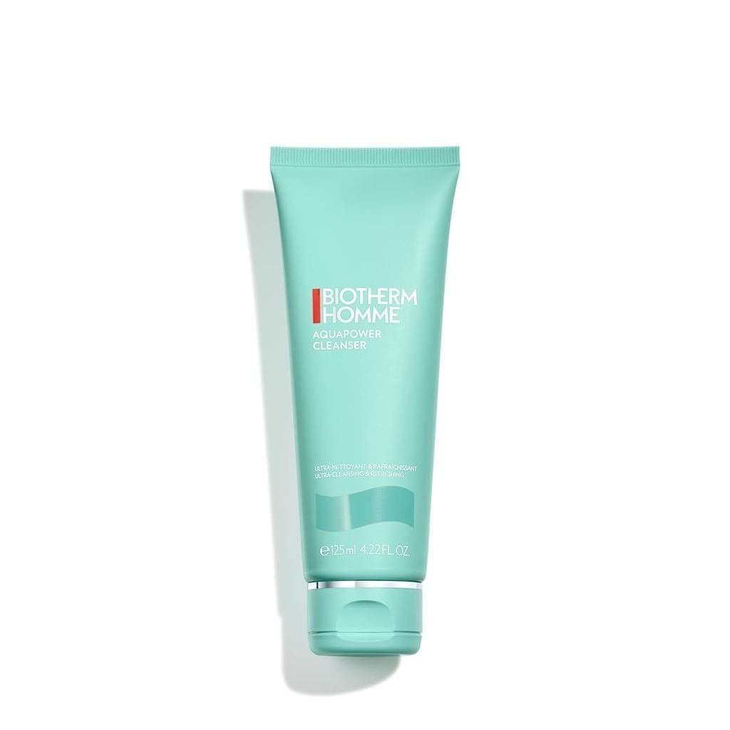 Biotherm Homme Aquapower Cleanser para Pele Oleosa e Seca com Oligo Elements, Proporciona uma Pele Limpa, Fresca e Hidra