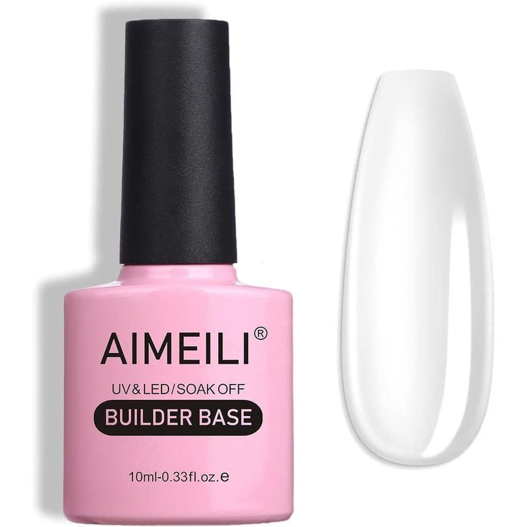 AIMEILI Gel Fortificante 7 em 1 Transparente para Cura UV/LED em Pote para Extensão e Reparação de Unhas W922