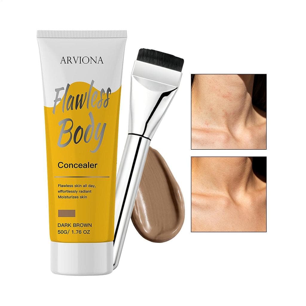 Corretivo Corporal À Prova D'água , Sem Transferência , 50g , Creme De Base Com Pincel , Maquiagem , hontinvn
