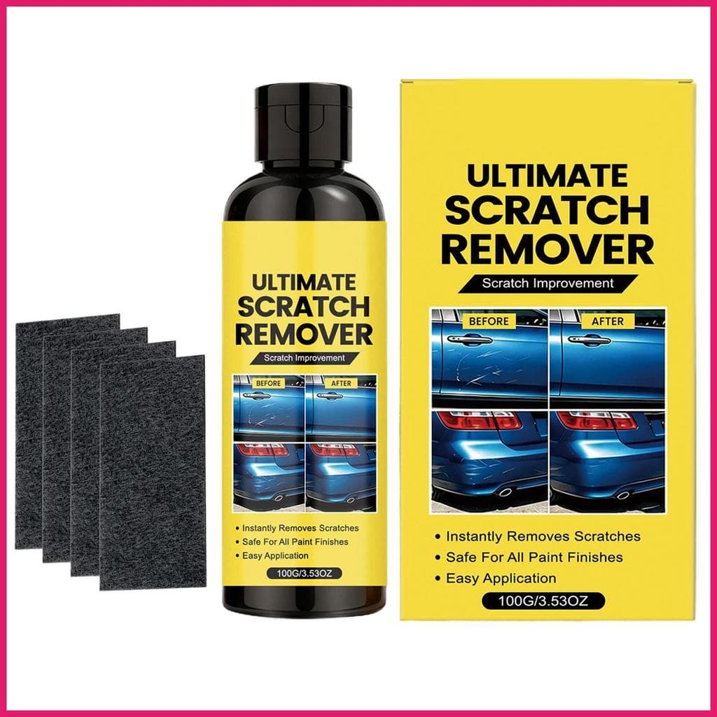 Pasta De Reparo De Arranhões De Carro Cera Universal De Ação Rápida Com 4 Toalhas Borracha Para Todos Os Veículos Sedan