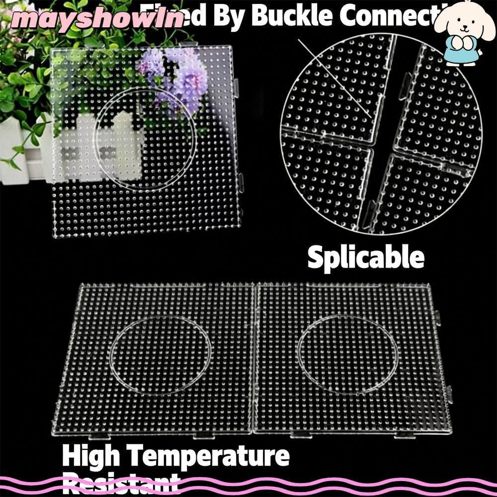 MAYSHOWLN Placa De Feijão De 2.6mm , Ferramenta De Contas Hama DIY Fazer Modelo Perler De Quebra-Cabeça , Pegboard Resis