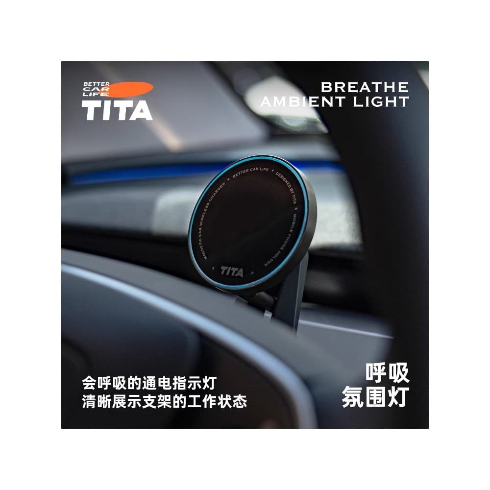 TITA adequado para Tesla rejuvenescimento y/3 carro magnético sem fio dedicado suporte do telefone móvel Model3 navegaçã