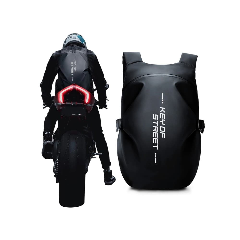 Novo saco de viagem da motocicleta equitação mochila à prova dwaterproof água capacete da motocicleta saco armazenamento