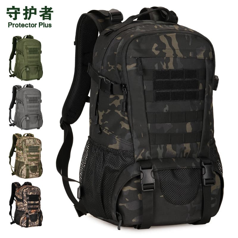 Guardian Blast Sports Outdoor Camouflage Escalada Bolsa 40L Computador Masculino Lazer Ciclismo Commuter Mochila