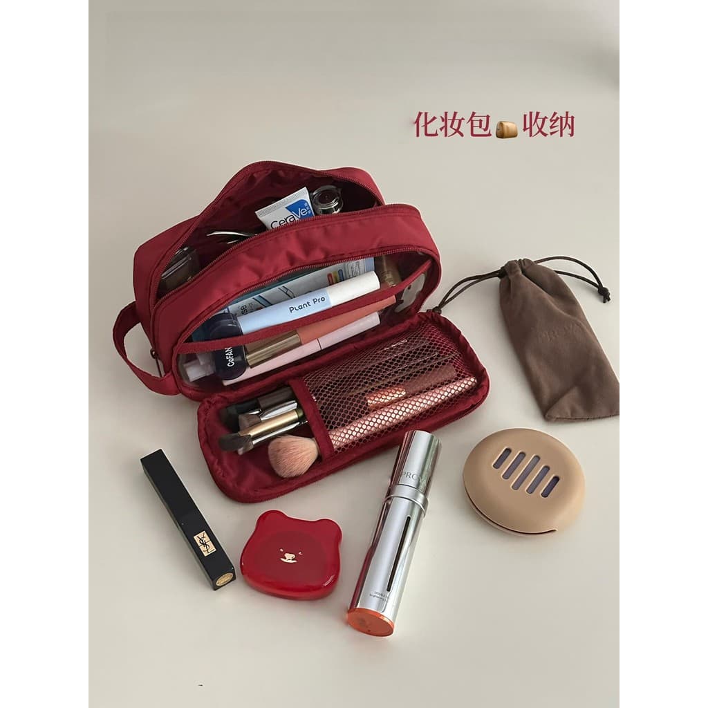 Saco de cosméticos japonês armazenamento portátil viagem Outing saco de armazenamento de escova cosmética saco de cosmét
