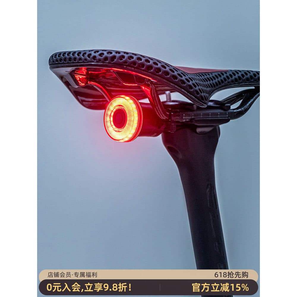 Rock Brothers Luz Traseira de Bicicleta Inteligente Sensor de Freio Luz À Prova D 'Água Aviso Mountain Road Bike Equipam