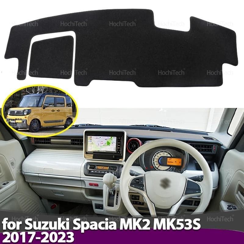 Para Suzuki Spacia MK2 MK53S 2017-2023 Placa De Cobertura Do Painel Anti-Deslizamento Esteira Proteger Almofada Carro Pá