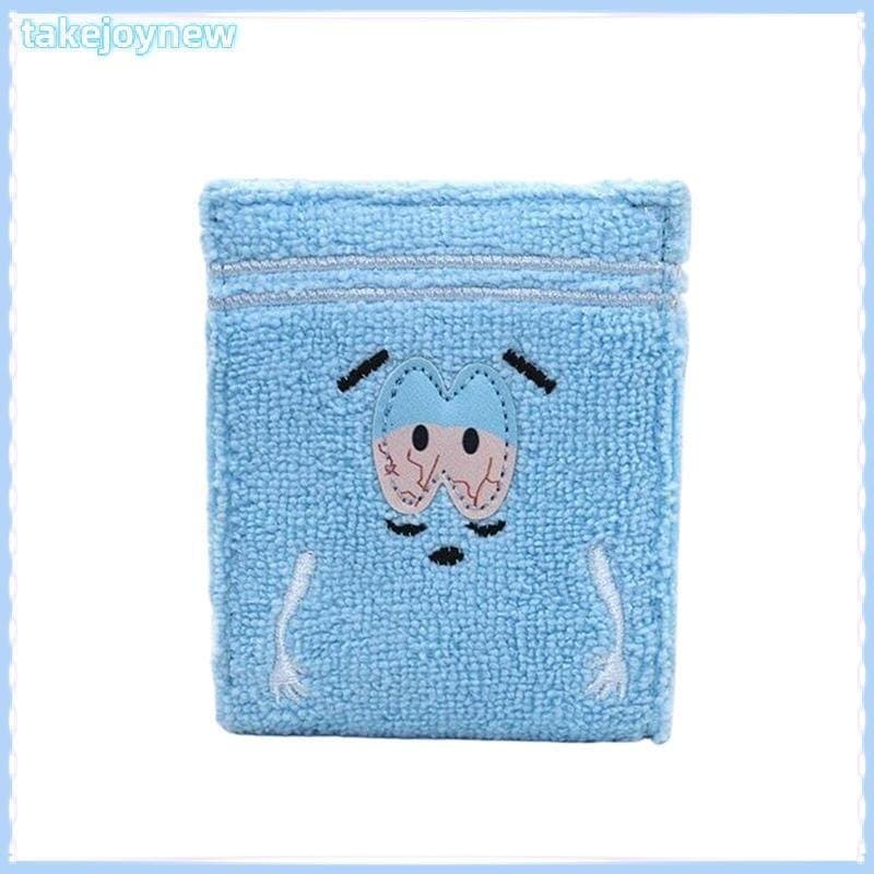 [takejoynewBR] Toalha Pano Bordado Anime Moda Carteira Designer Porta Cartão De Identificação Personalizado Tbr