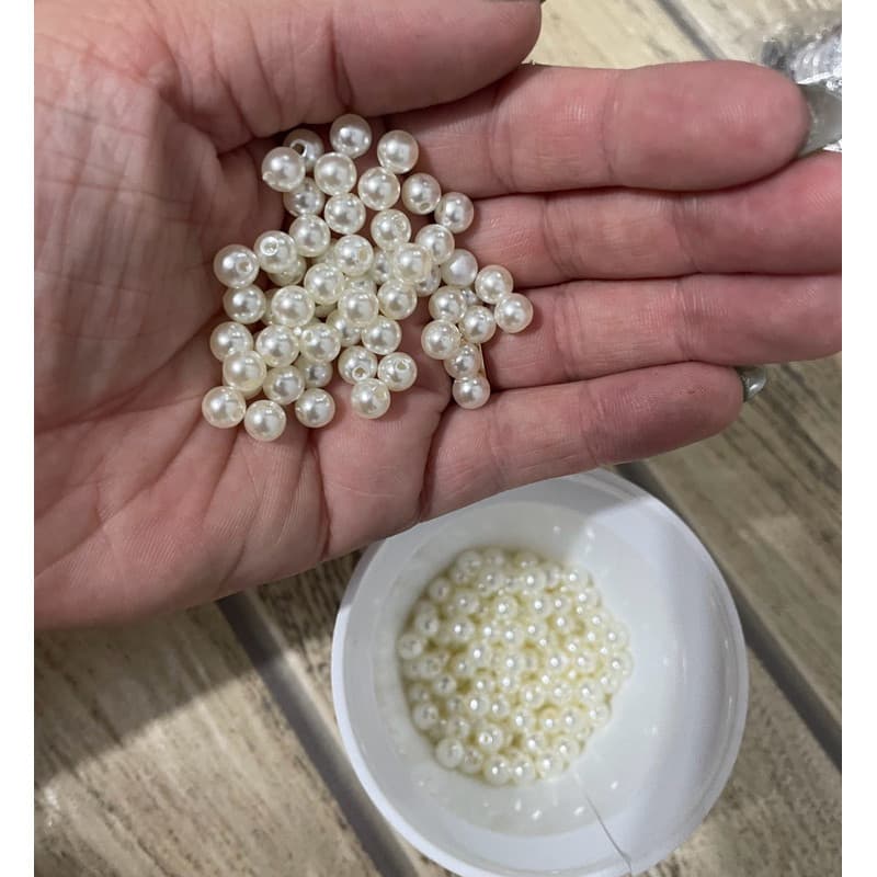pérola 6mm 500 ou 1.000 peças