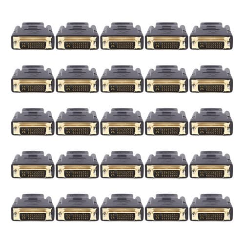 Kit De 35 Adaptador Hdmi Fêmea Para Dvi-d Macho 24+1
