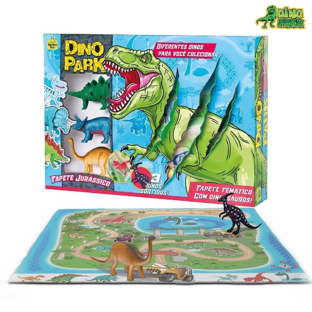 Brinquedo Dino Park - Tapete Infantil Jurássico