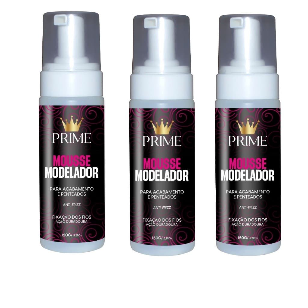 Mousse Modelador 150ml 3 unidades