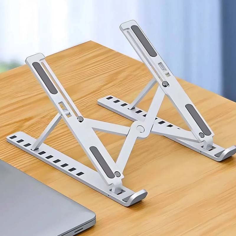 Suporte para Notebook Altura Ajustável Ergonômico e Dobrável Compatível com Tablets e Netbooks Portáteis