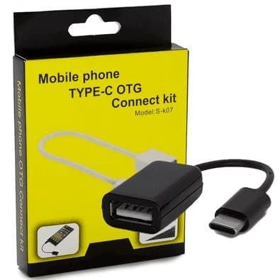 Cabo OTG USB Tipo C KAP-OTG-TY Kapbom