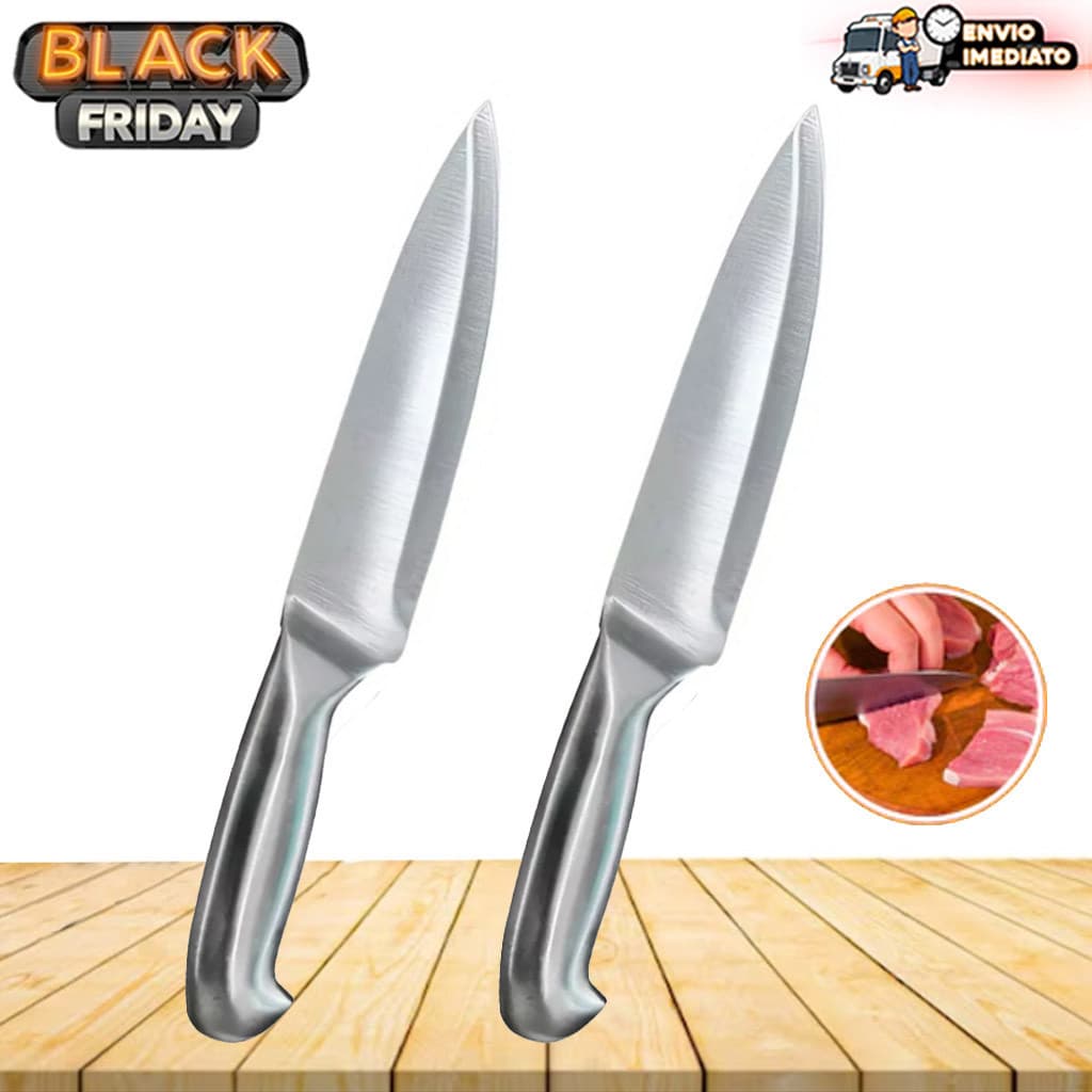 Faca Inox Peixeira Profissional 7 Polegadas Lâmina Corte de Precisão Churrasco Açougue e Carnes alta qualidade