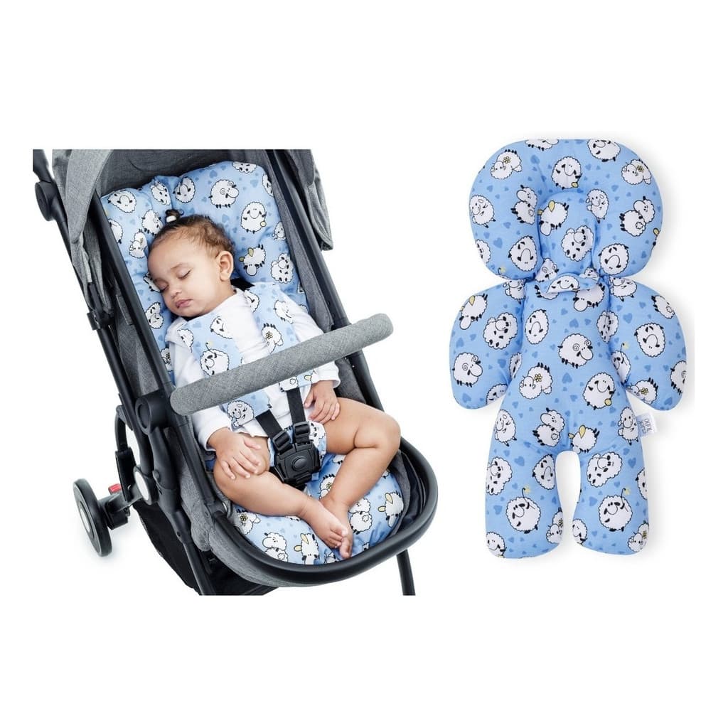 Kit Almofada Para Carrinho E Bebê Conforto - Safari N°4