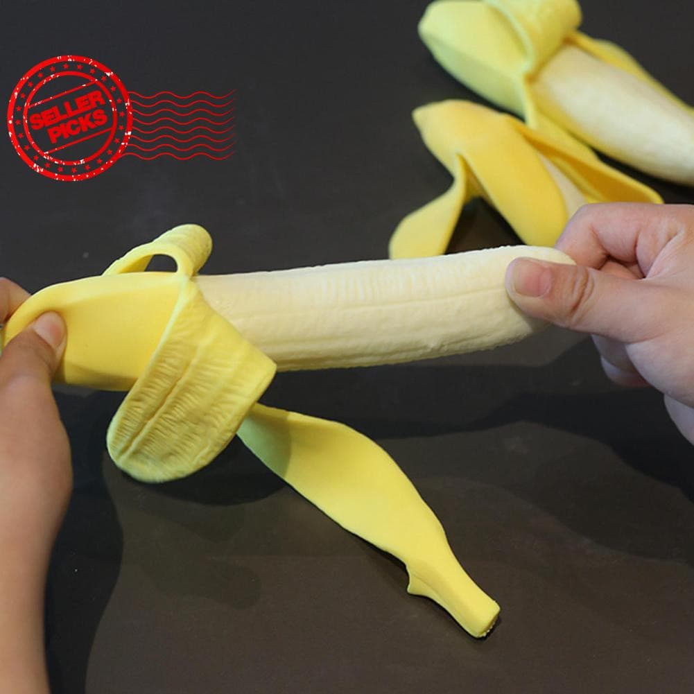 Brinquedos De Banana Espremer Antistress Novidade Alívio Do Estresse De Engraçado Descompressão Brincadeira Ventilação I