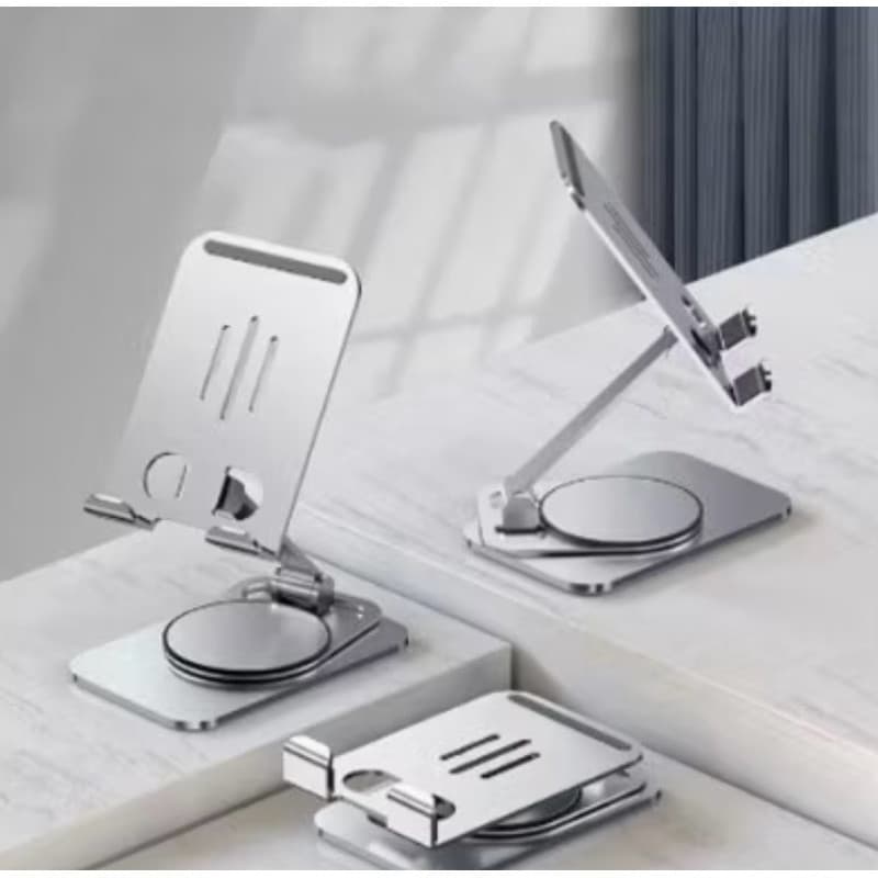 Suporte de celular de Mesa Base Rotatória Ajustável 360º Para Smartphones e Tablets