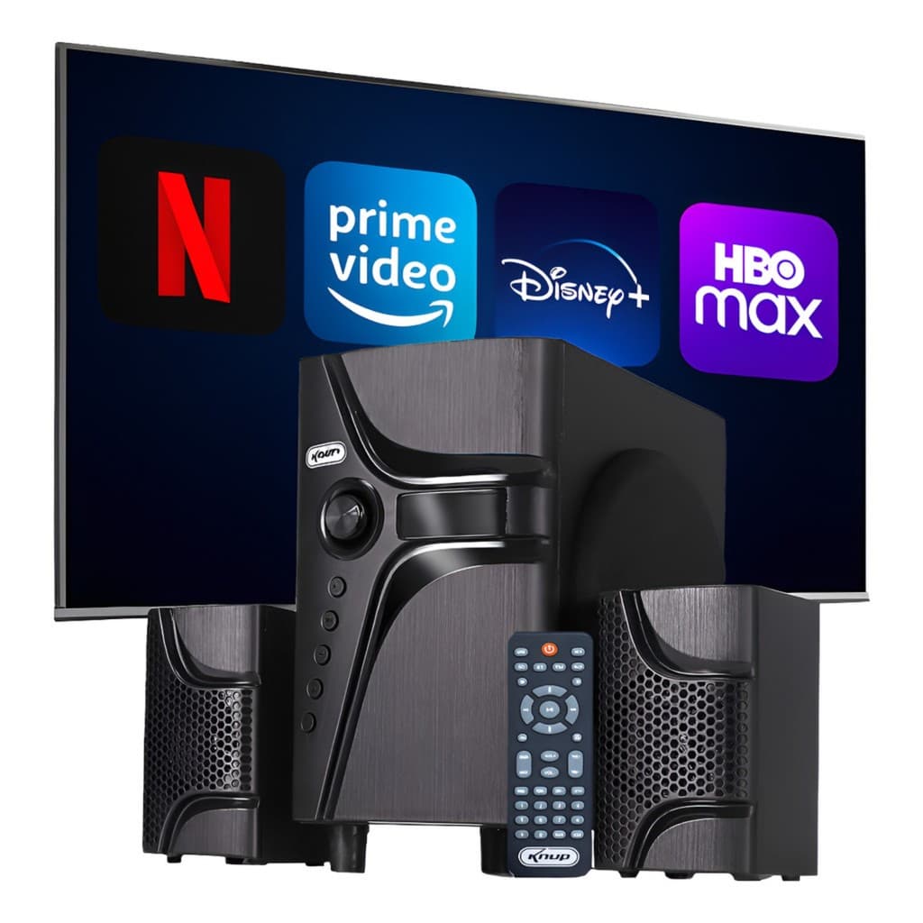 Caixa De Som Home Theater 5.1 Soundbar Bluetooth Subwoofer
