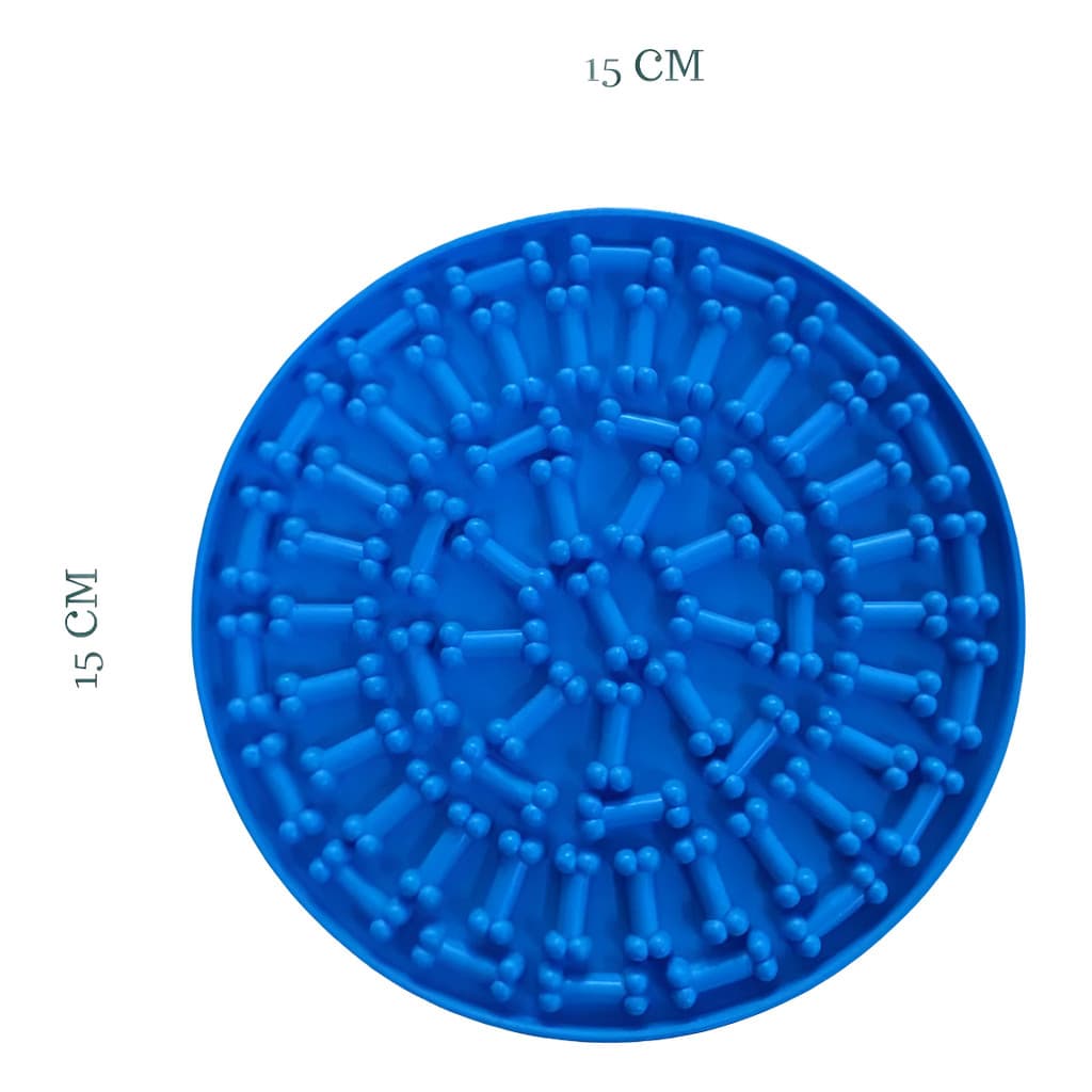 Comedouro Interativo De Silicone Para Cães E Gatos