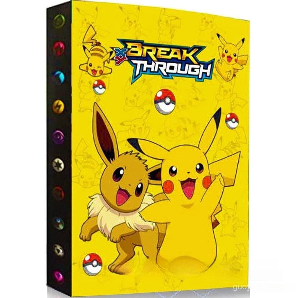 Fichário Album holds up to 240 Pokémon cards.