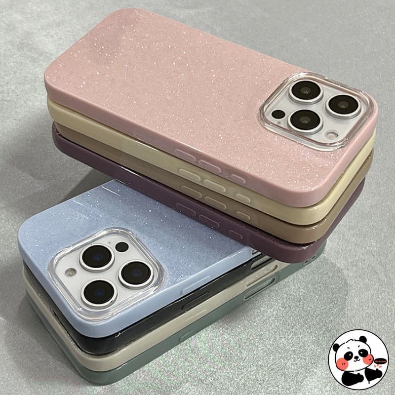 Glitter Bling Capinha Para iPhone 17 Ar 16 15 14 Plus 13 12 11 Pro Max XR Capa À Prova De Choque Doces