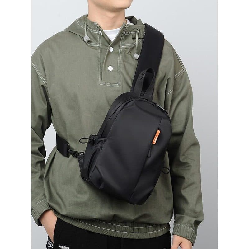 França Colorin Kite este ano novo estilo mensageiro saco de peito masculino na moda única esportes ao ar livre bolsa de