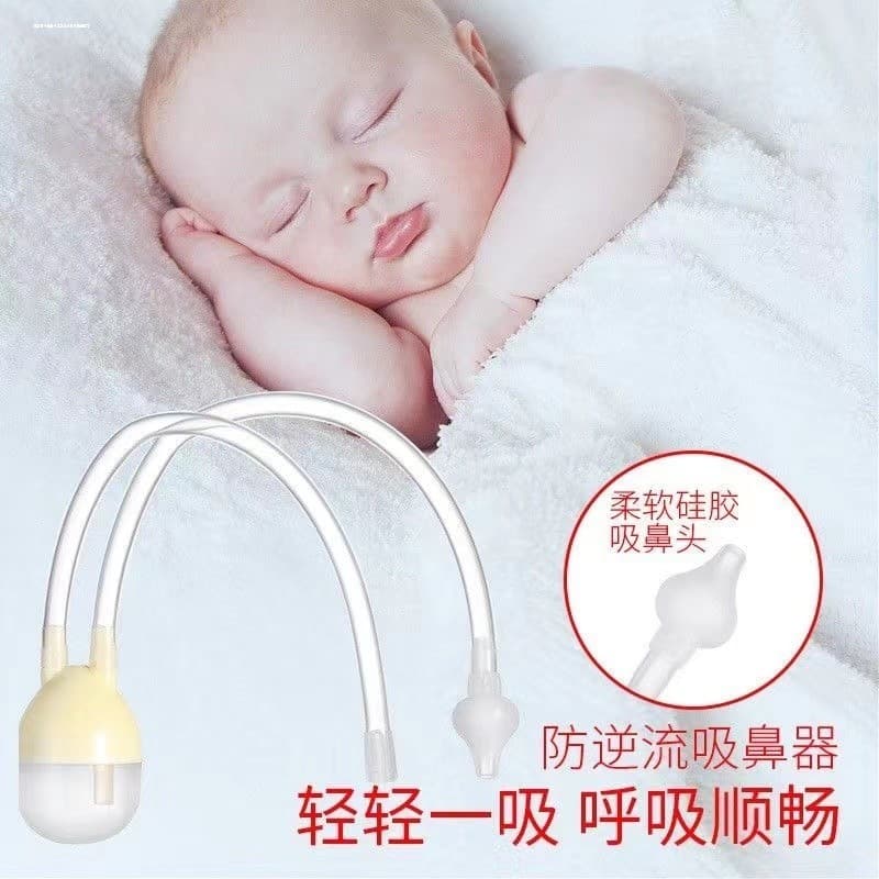 Aspirador nasal bebê criança puxado à mão bebê recém-nascido congestão nasal conjunto de lavagem nasal acessórios
