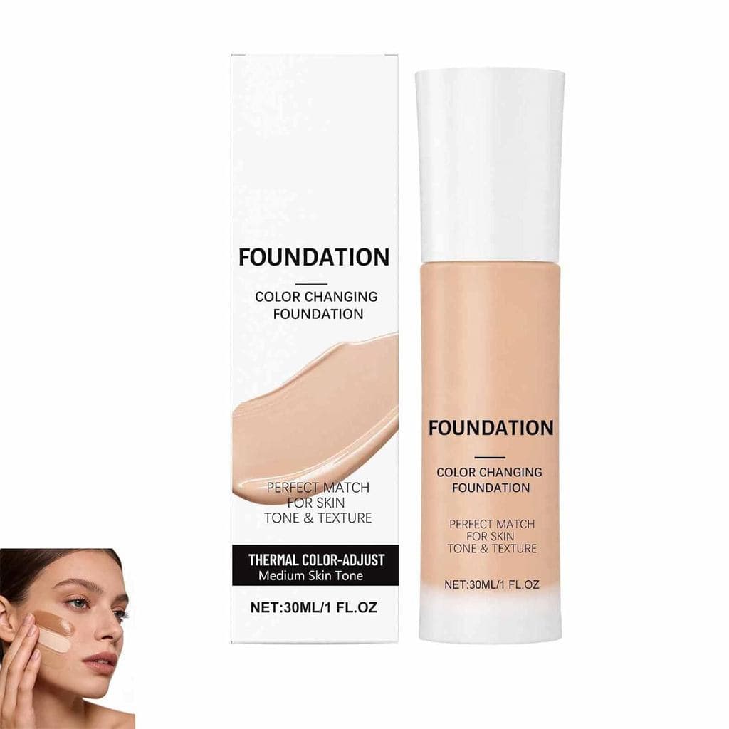 Base líquida empilhável, base líquida inteligente que muda de cor, capacidade de 30ml.   Base líquida que muda de cor, t