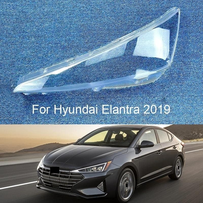 Para Hyundai Elantra 2019 Farol Capa Máscara Transparente Lente Escudo Substituir Abajur Original Plexiglass
