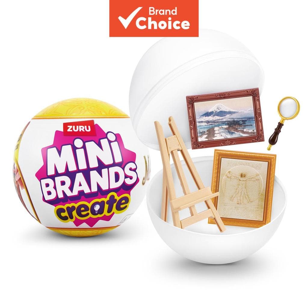 ZURU Mini Marcas Criam Masterpieces Série 1 Cápsula DIY Embalagem Cega Com Resina Play , Colecionáveis Para Idades 8 + V