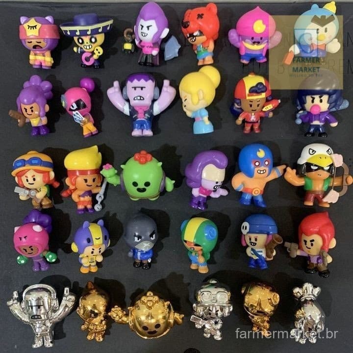 LineFriends X Brawl Stars Spike Black Crow 
 Enfeites De Boneca Montados Em Veículo Brinquedo