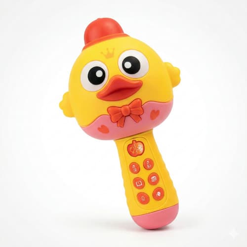 Microfone Infantil Karaokê Bluetooth História Música AM