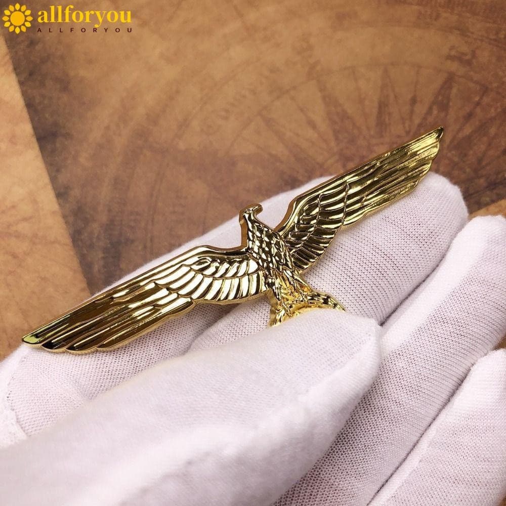 ALLFORYOU1 Broche Pin , Emblema De Metal De Águia Alemã Retrô Vintage , Decoração De Lembrança Antiferrugem À Prova De I