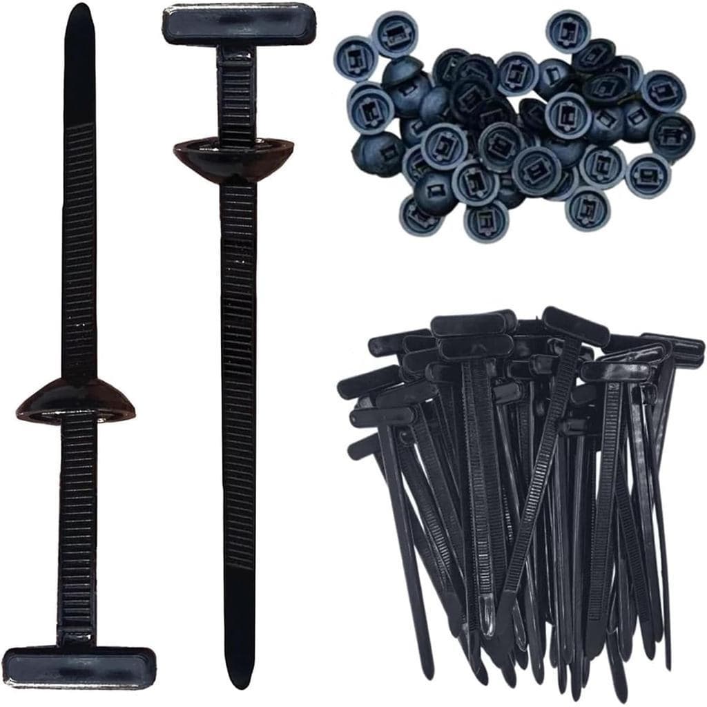 Fivela Universal para Abraçadeiras de Cabo, Fechos de Nylon Autotravantes, Resistente a Altas Temperaturas, Resistente a