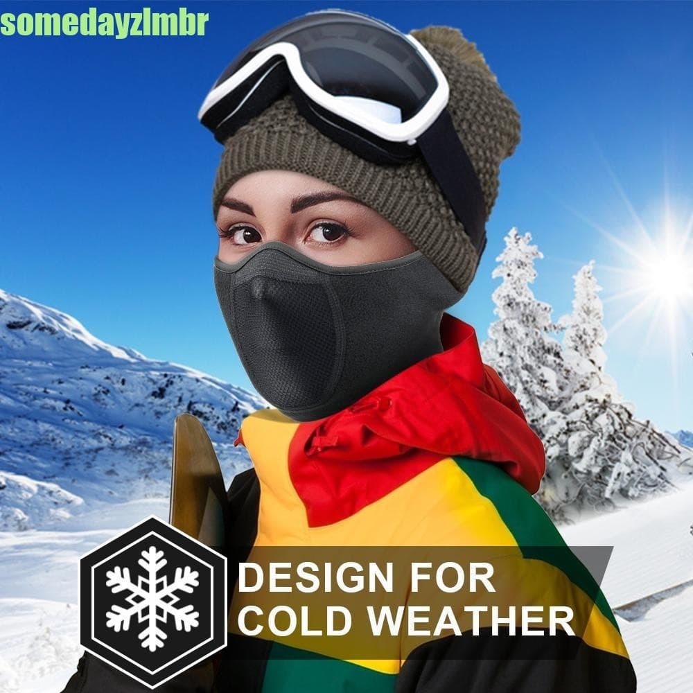 SOMEDAYZL0M Capa De Ouvido , Aquecedor De Pescoço De Lã Quente E Fofa Para Clima Frio , Bandana Facial À Prova De Vento