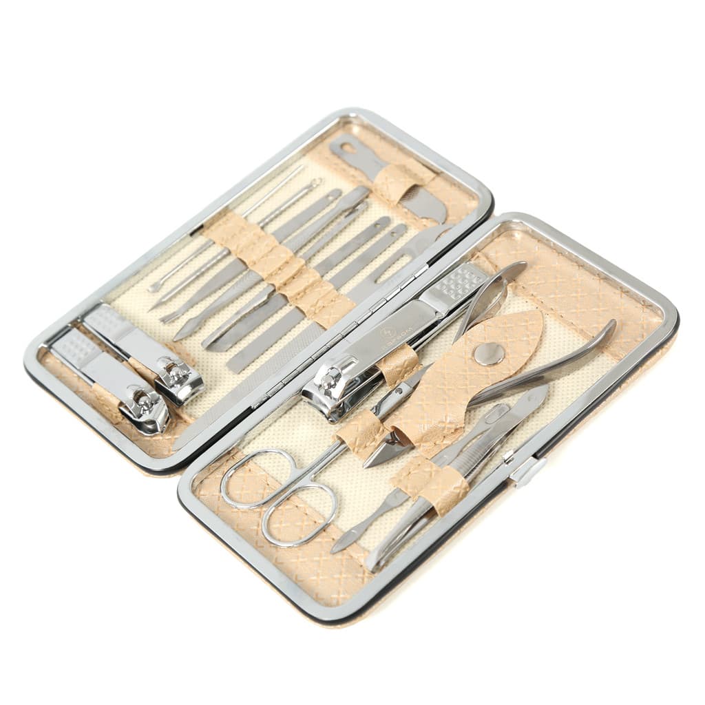 Kit Manicure Pedicure Completo Wassay Com Estojo Portátil E Acessórios