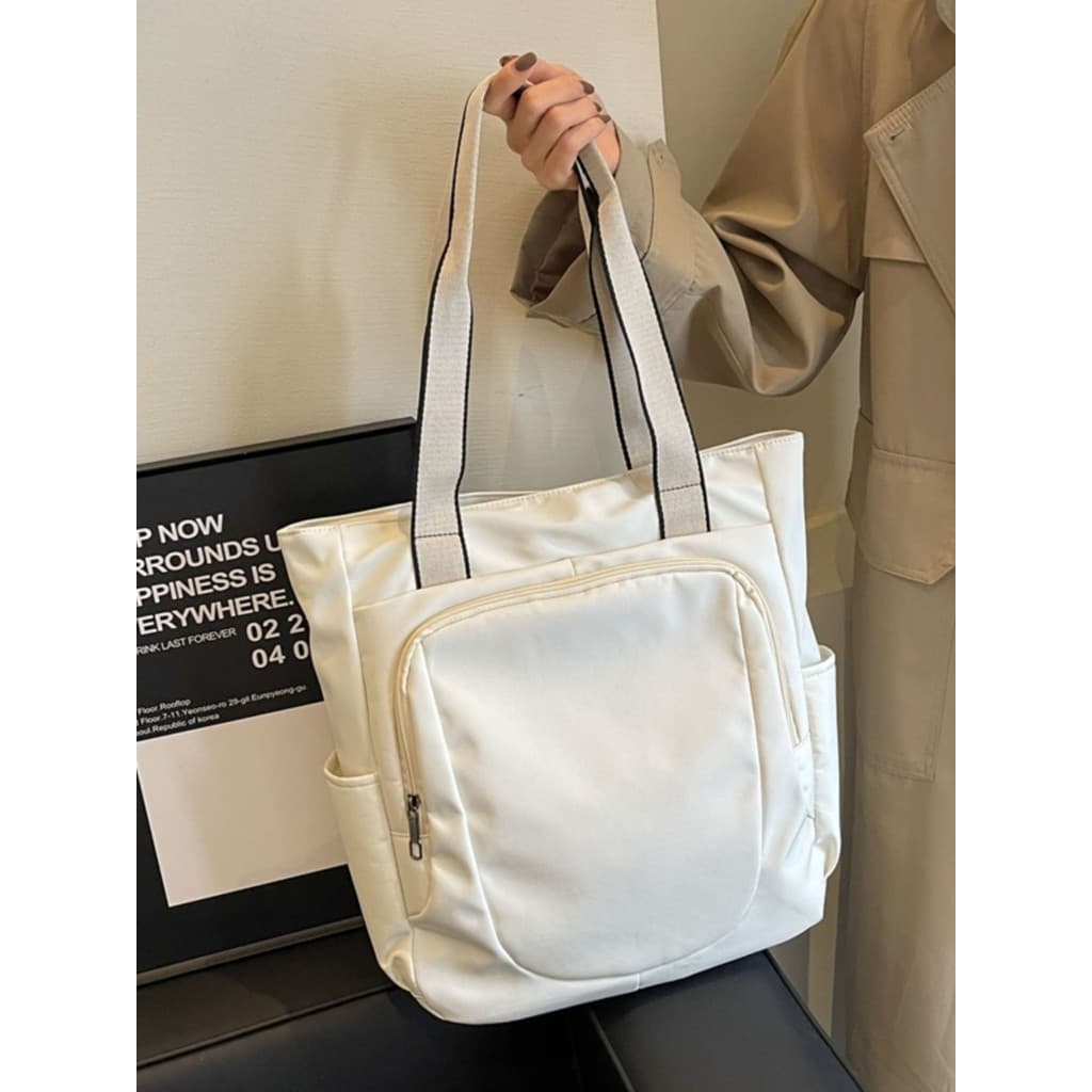 Bolsa Commuter Tote bolsa de lona de um ombro nicho High-End livros de estudante bolsa de proteção ambiental Casual gran