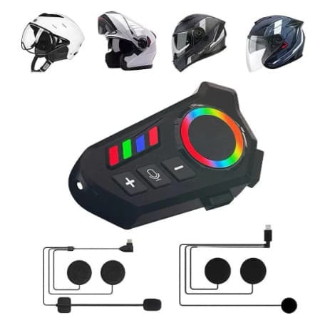 Fone Bluetooth Para Capacete Comunicador Para Moto Boy Prova D'água K06