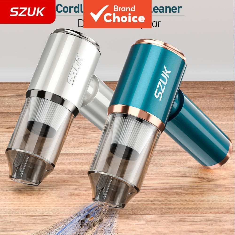 Aspirador de Carro SZUK: Sucção Potente, Mini Aspirador Portátil Sem Fio, Sem Fio, Sem Fio