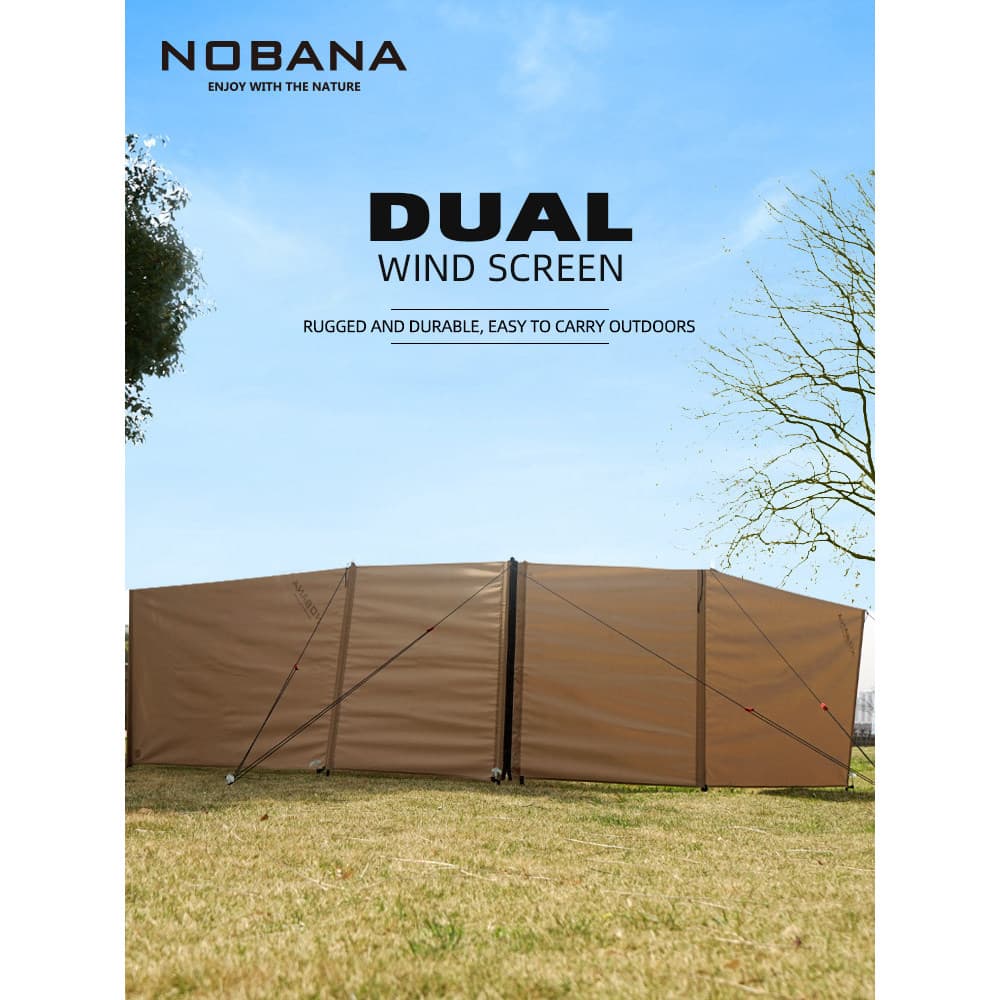 NOBANA acampamento ao ar livre grande pára-brisa costura avental auto-condução Tour pára-brisa pano acampamento pára-bri