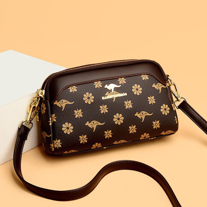Bolsa feminina 2026 bolsa mensageiro feminina bolsa de ombro moda feminina senhoras Multi-compartimento pequeno saco qua