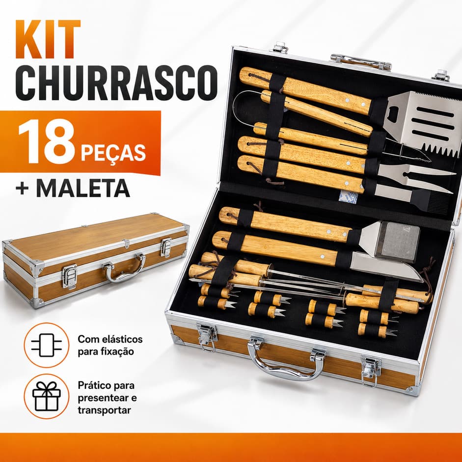 Kit Churrasco Completo Kit Churrasqueiro Área De Churrasco Acessórios