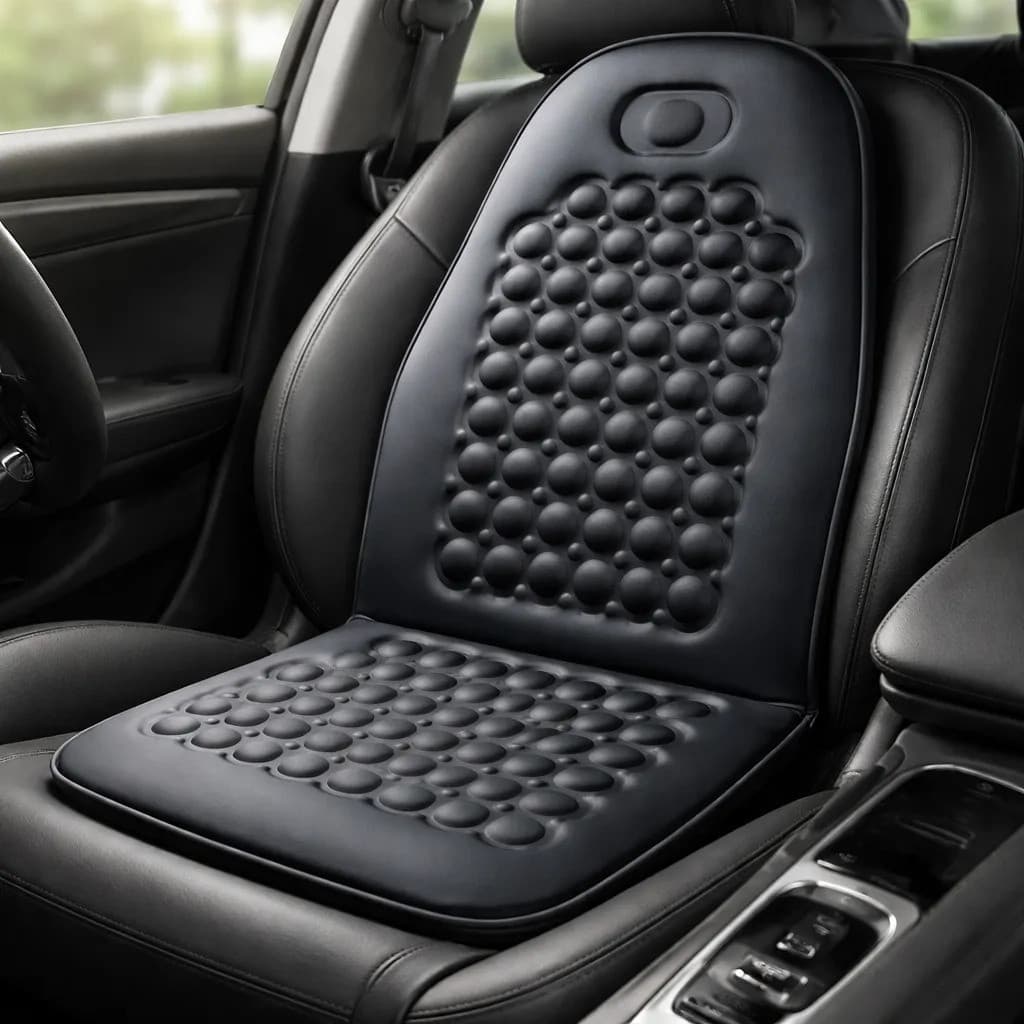 Encosto Assento Almofada Massageador Ortopédico para Banco de Carro Cadeira Universal